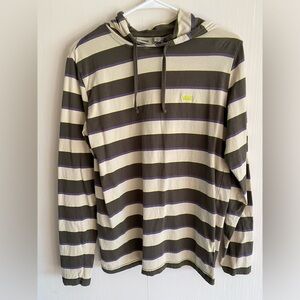 Vans Striped Long sleeve Hoodie T-Shirt